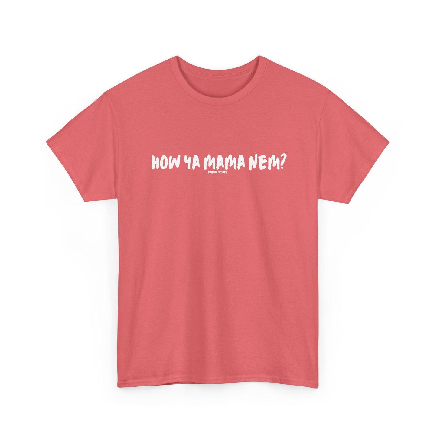 Unisex Heavy Cotton Tee - "How Ya Mama Nem?" Casual Shirt
